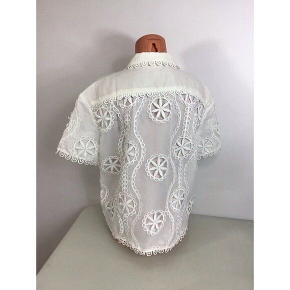 Fendas Haute Couture Blouse Womens Large - Picture 3 of 7